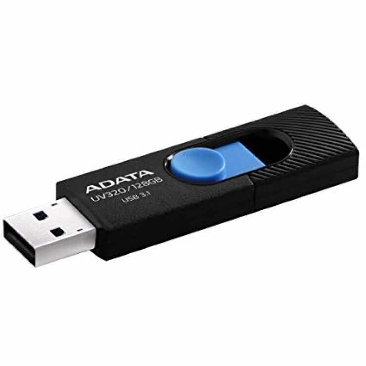 Stick USB 3.2 Gen 1 128GB, ADATA AUV320-128G-RBKBL