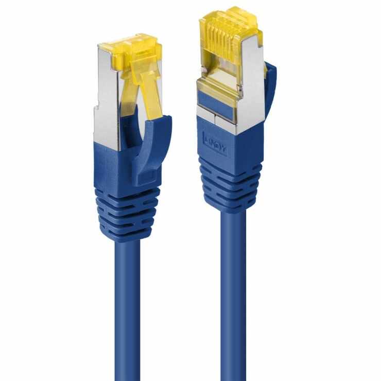 Cablu de retea S/FTP cat 7 LSOH cu mufe RJ45 Albastru 2m, Lindy L47279