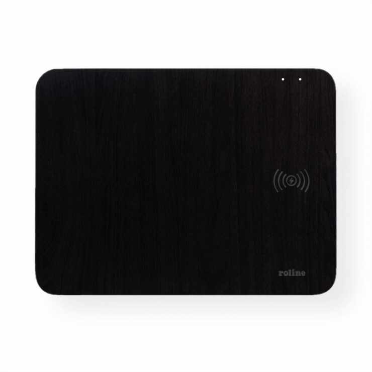 Mouse pad cu incarcare wireless 10W Negru, Roline 19.11.1014