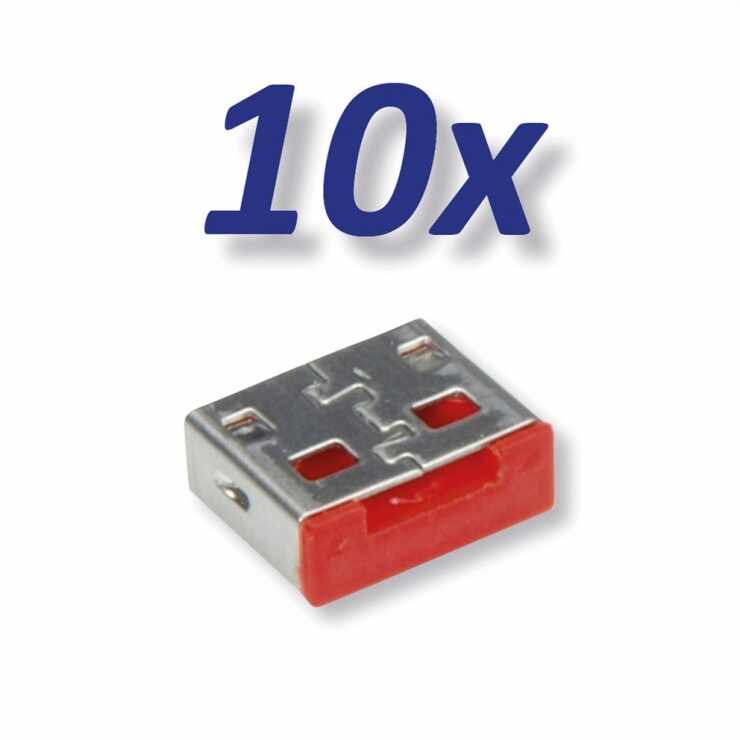 Set 10 buc USB port blocker pentru 11.02.8330, Roline 11.02.8331