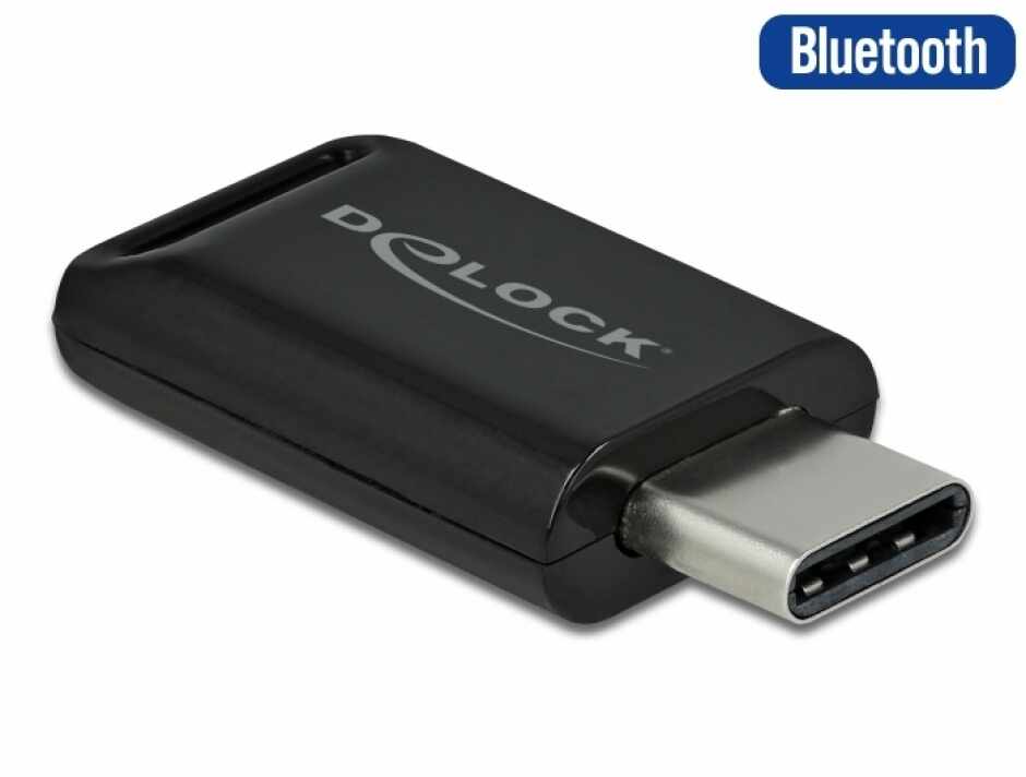 Adaptor USB 2.0-C Bluetooth 4.0 dual mode + EDR, Delock 61003