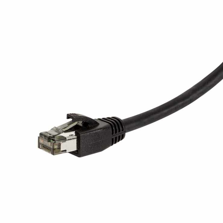 Cablu de retea RJ45 SFTP Cat.8.1 LSOH 10m Negru, Logilink CQ8093S