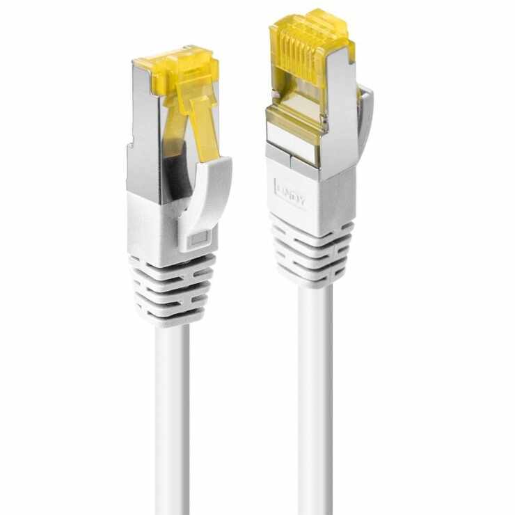 Cablu de retea S/FTP cat 7 LSOH Alb 20m, Lindy L47330