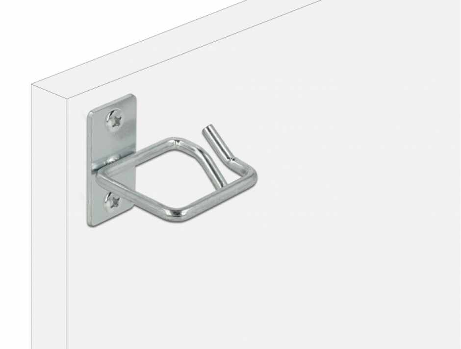 Suport metalic pentru cabluri montare in cabinet 40 x 40mm, Delock 66516