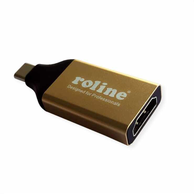 Adaptor GOLD USB-C la HDMI 4K@60Hz T-M, Roline 12.03.3231