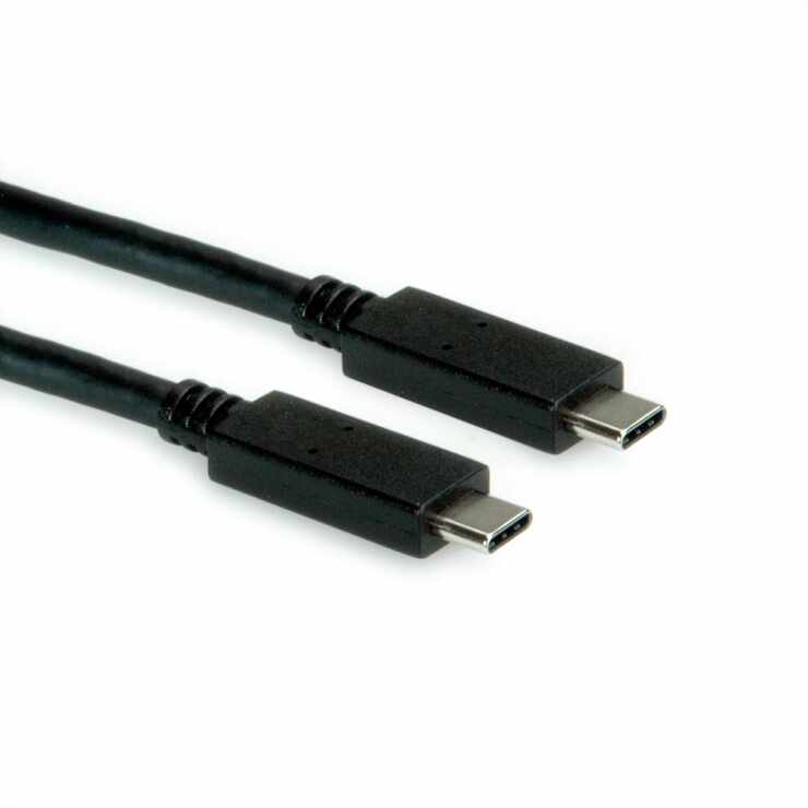 Cablu USB 3.1-C PD (Power Delivery) 20V5A cu Emark T-T 1m Negru, Roline 11.02.9053