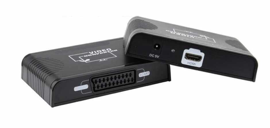 Convertor audio video SCART la HDMI Full HD, khscart