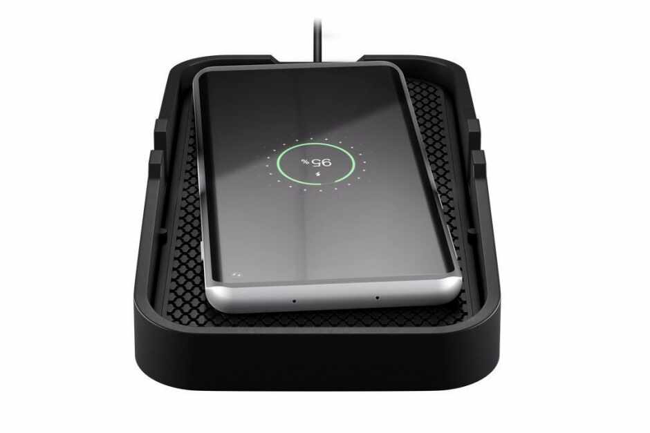 Incarcator wireless Fast Charging 10W pentru auto/birou, Goobay 55479