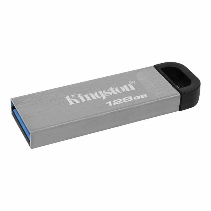 Stick USB 3.2 DataTraveler Kyson 128GB Metalic, Kingston DTKN/128GB