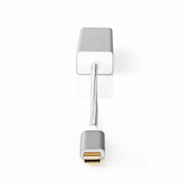 Adaptor USB 3.2-C Gen 1 la Gigabit LAN Argintiu, Nedis CCTB64950AL02