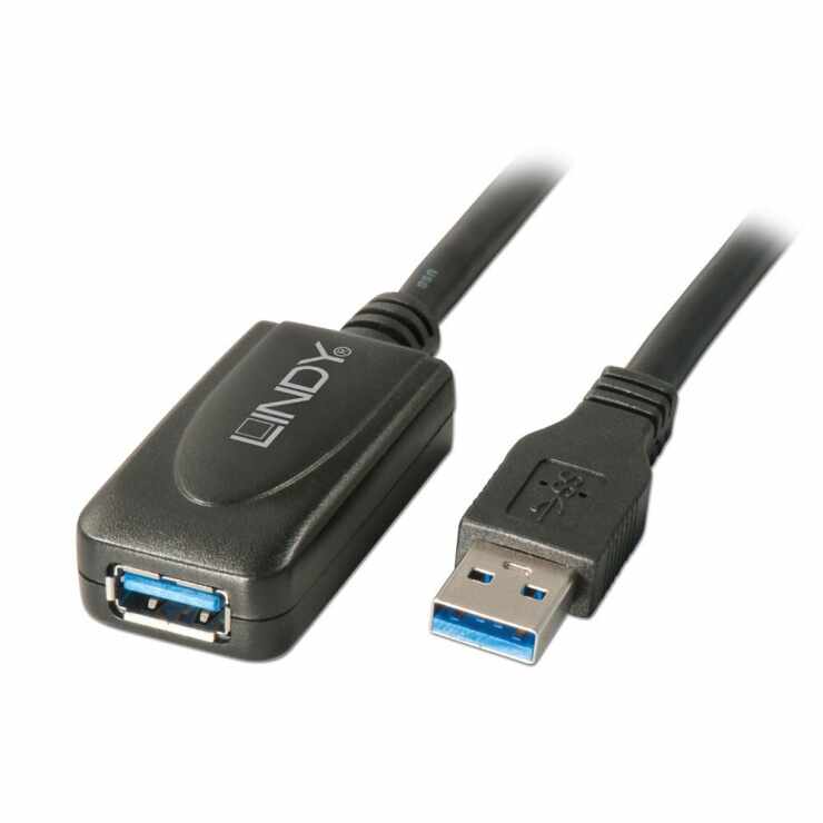 Cablu prelungitor activ USB 3.0 T-M 5m, Lindy L43155