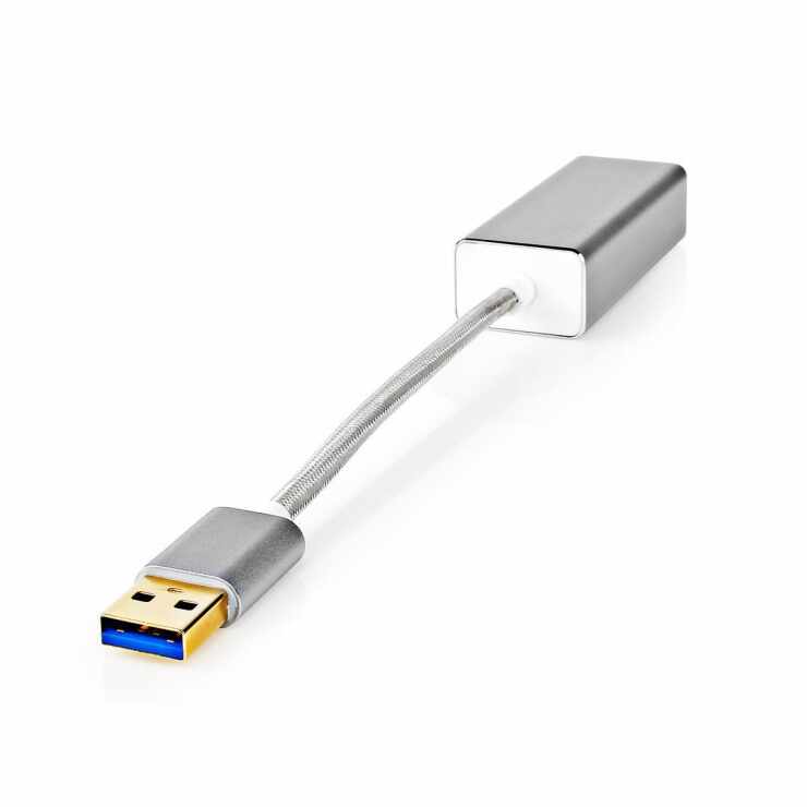 Adaptor USB 3.2-A Gen 1 la Gigabit LAN, Nedis CCTB61950AL02