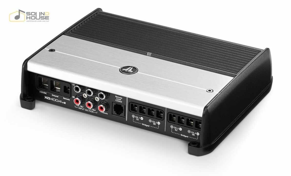 Amplificator auto JL Audio XD400/4v2, 4 canale, 400W