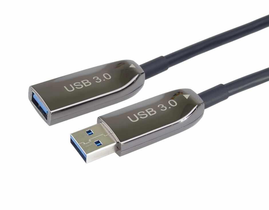 Cablu activ optic prelungitor USB 3.2 Gen1 T-M 25m, ku3opt25